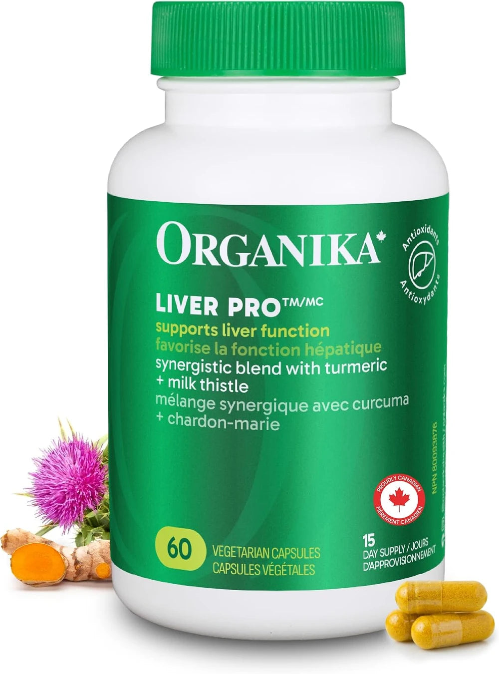 Organika Liver Pro Supplement with Milk Thistle