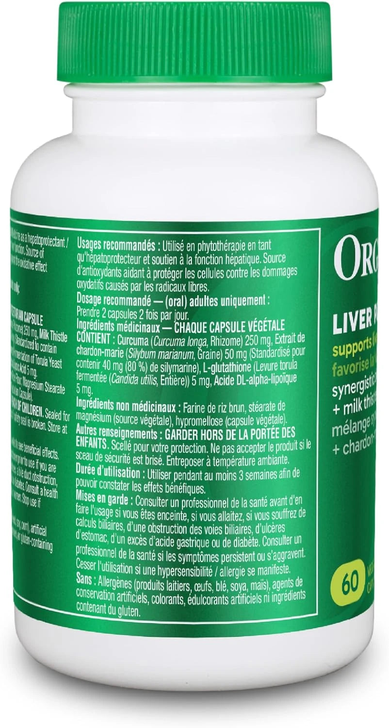 Organika Liver Pro Supplement with Milk Thistle